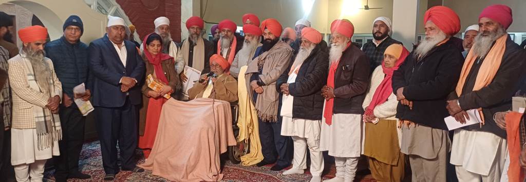 The issue of the dispute over the land of Guru Ravidas Begampura Sadan Khuralgarh Sahib flares up again